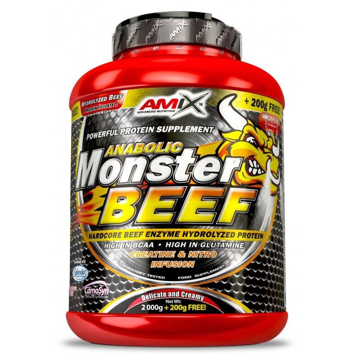 Протеин Amix Nutrition Anabolic Monster Beef 2,2 кг Клубника-банан (11174V16223)