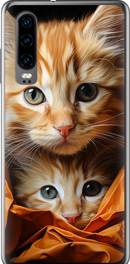 Чехол на Huawei P30 Котики 2 (5664u-1622-42517)