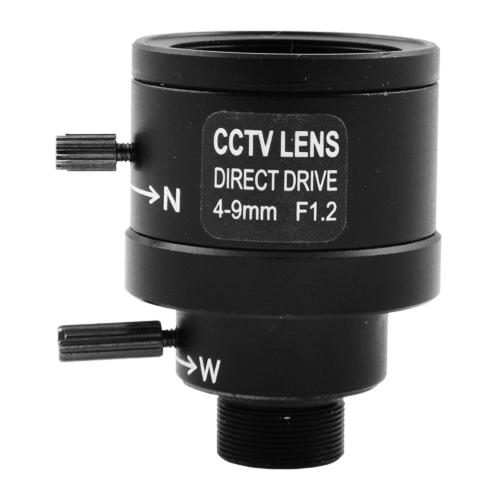 Вариофокальный объектив CCTV 1/3" PT0409 4 мм-9 мм F1,2 Direct Drive Manual Iris (9823013) - фото 2