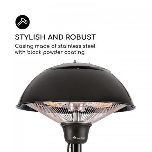Інфрачервоний обігрівач Blumfeldt Heat Guard Blackline (10032566) - фото 5 Інфрачервоний обігрівач Blumfeldt Heat Guard Blackline (10032566) - фото 5
