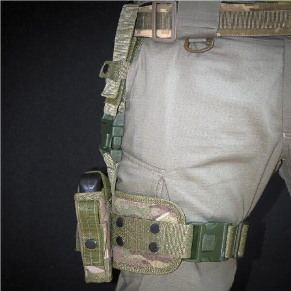 Кобура военная на бедро для ПМ Kirasa KI282 Камуфляж (567728) - фото 2 Кобура военная на бедро для ПМ Kirasa KI282 Камуфляж (567728) - фото 2