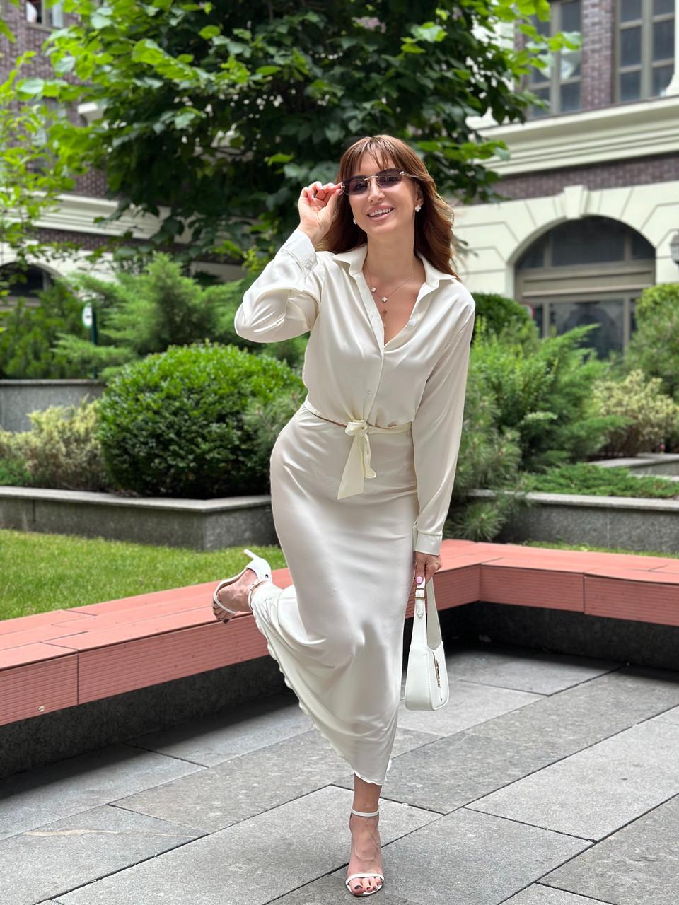 Юбка женская Армани длинная из шелка L Шампань (2656491046) - фото 8 Юбка женская Армани длинная из шелка L Шампань (2656491046) - фото 8