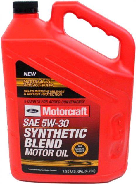 Масло моторное Ford Motorcraft Synthetic Blend 5W-30 4,73 л (XO5W305QSP/XO5W305Q3SP)