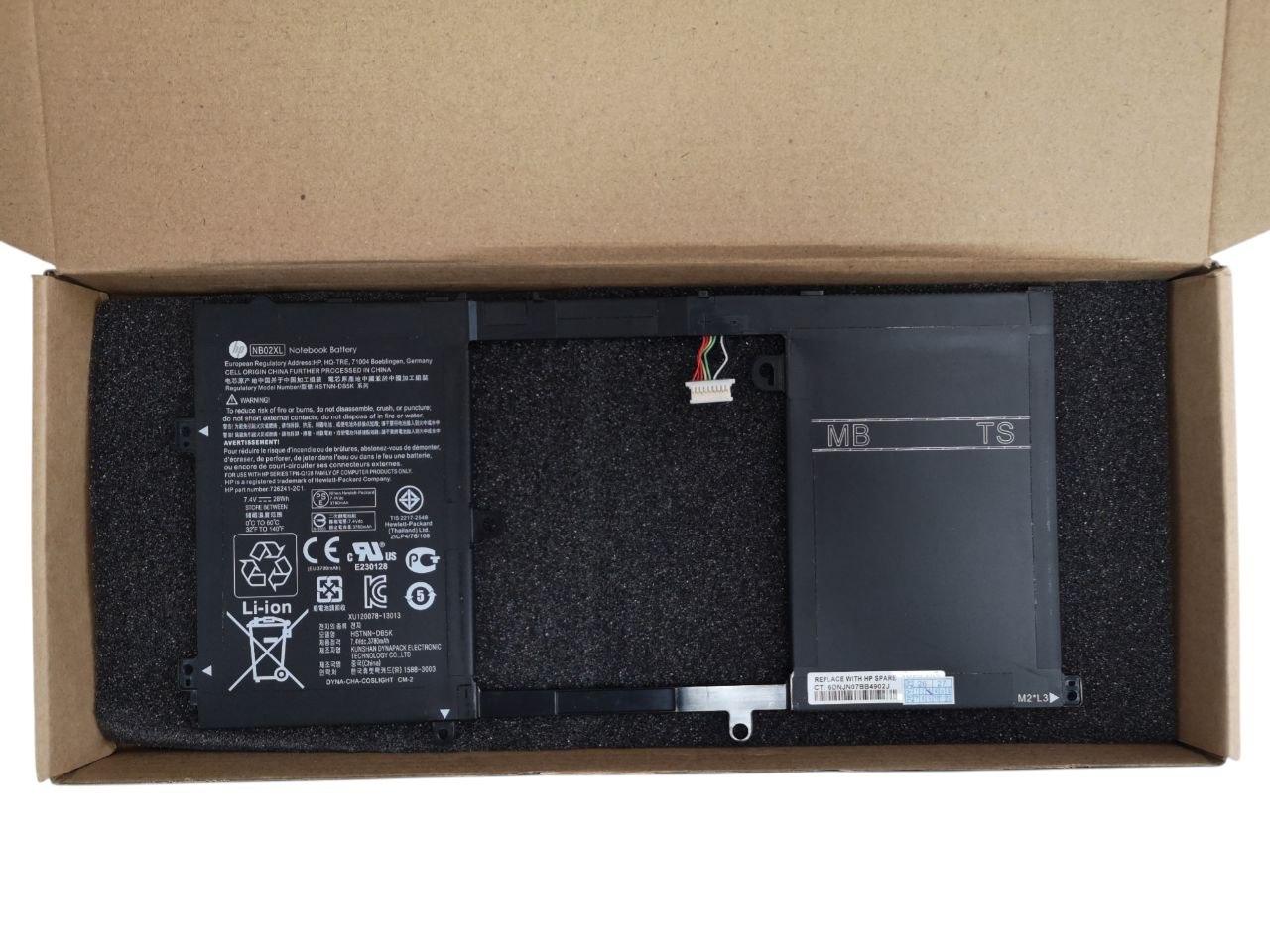 Аккумулятор для HP Pavilion TouchSmart 11-h x2/Keyboard Base/NB02XL 3780 mAh 28Wh (34180756)