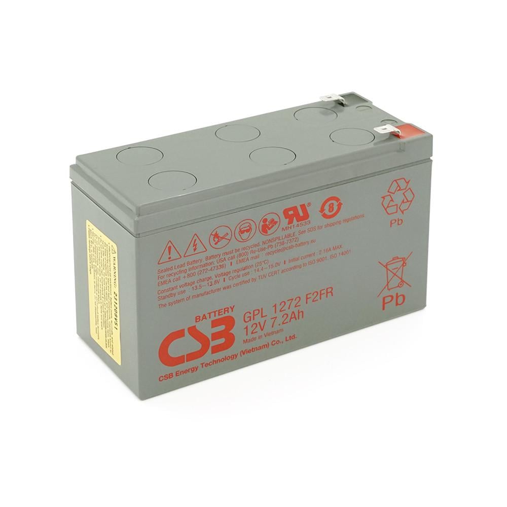 Батарея аккумуляторная CSB GPL1272F2 12V 7,2Ah