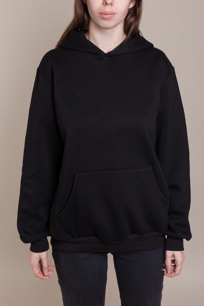 Худи женское GBI с капюшоном XXL Черный (12720)