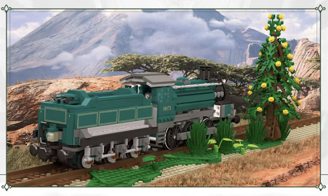 Конструктор JIE STAR Поезд Retro Train 1031 деталей - фото 5