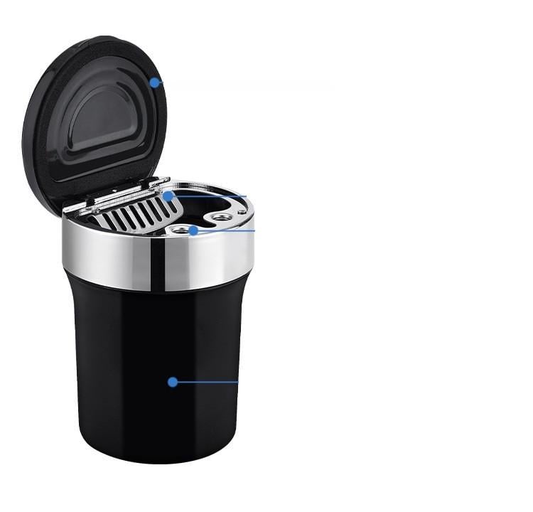 Попільничка автомобільна ZHEJIANG з підсвічуванням Синій (02189) - фото 2