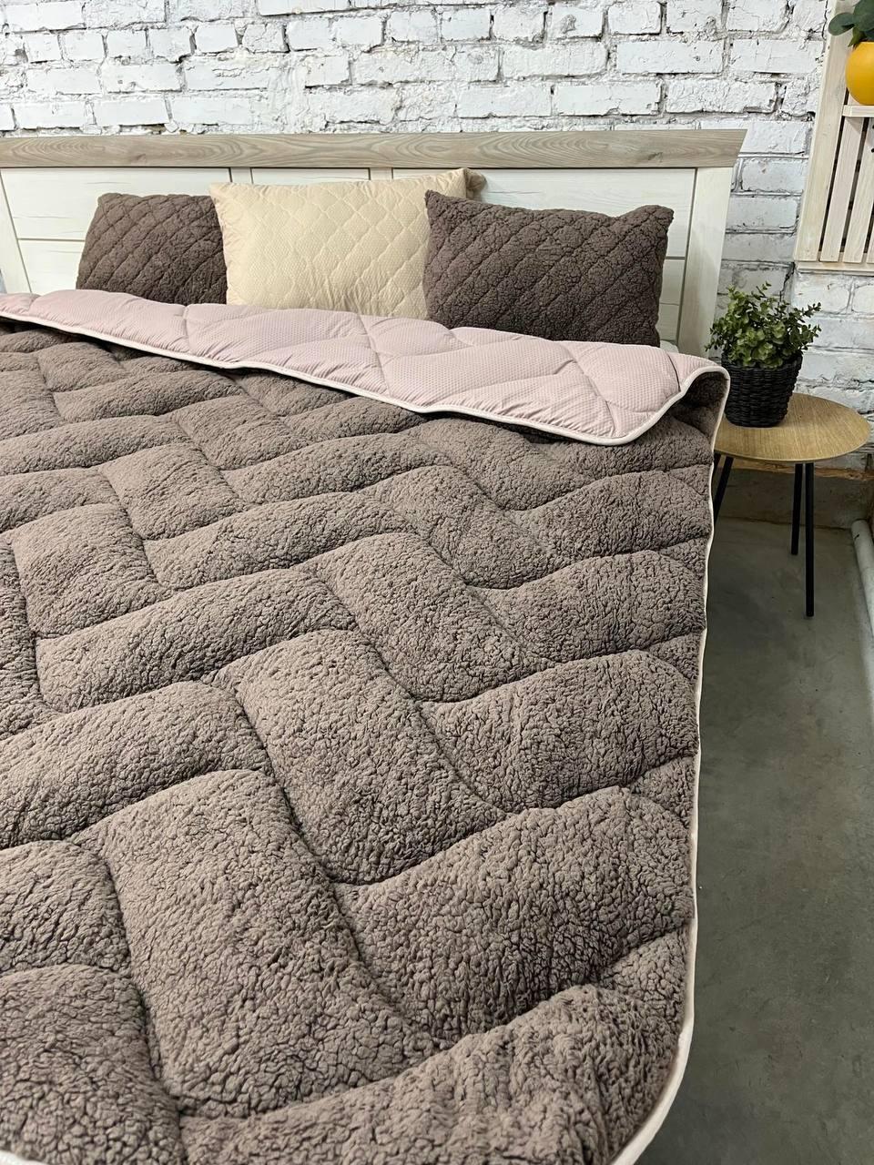 Ковдра хутряна полуторна 155х210 см Коричневий (22936476) - фото 6 Ковдра хутряна полуторна 155х210 см Коричневий (22936476) - фото 6