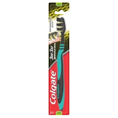 Зубная щетка Colgate Зиг Заг Древесный уголь (6001067157182)