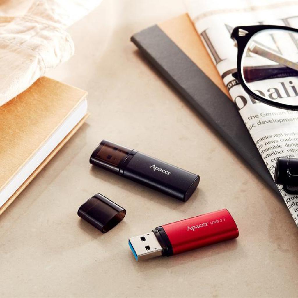 Флеш накопичувач USB Apacer AH25B Red USB 3.1 Gen1 32GB (AP32GAH25BR-1) - фото 5 Флеш накопичувач USB Apacer AH25B Red USB 3.1 Gen1 32GB (AP32GAH25BR-1) - фото 5