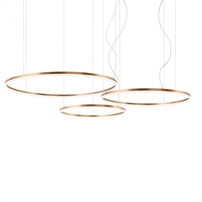 Светильник подвесной Redo ORBIT SU LED 163 W 3000 K D1000+800+600 BRASS 4.1.2-DALI 01-1723-DALI