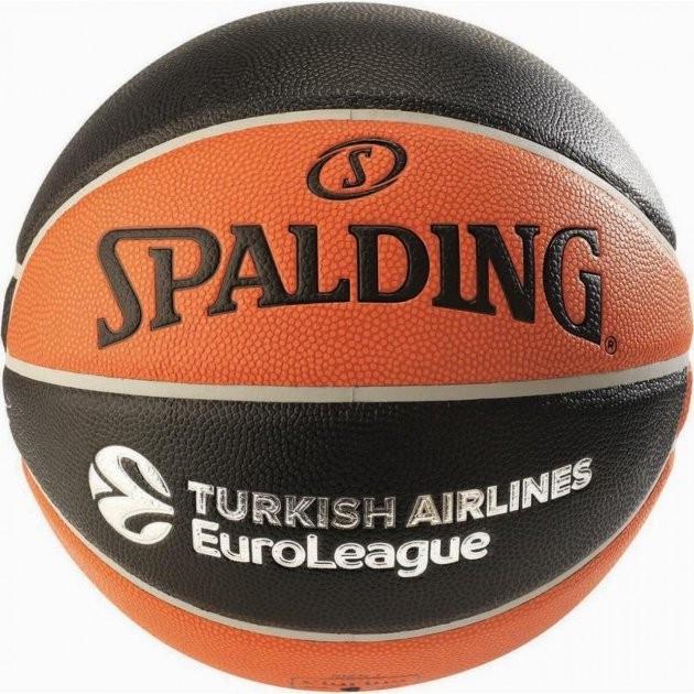 Мяч баскетбольный Spalding Euroleague varsity TF-150 Уни р. 6 Оранжевый/Черный (84507Z)