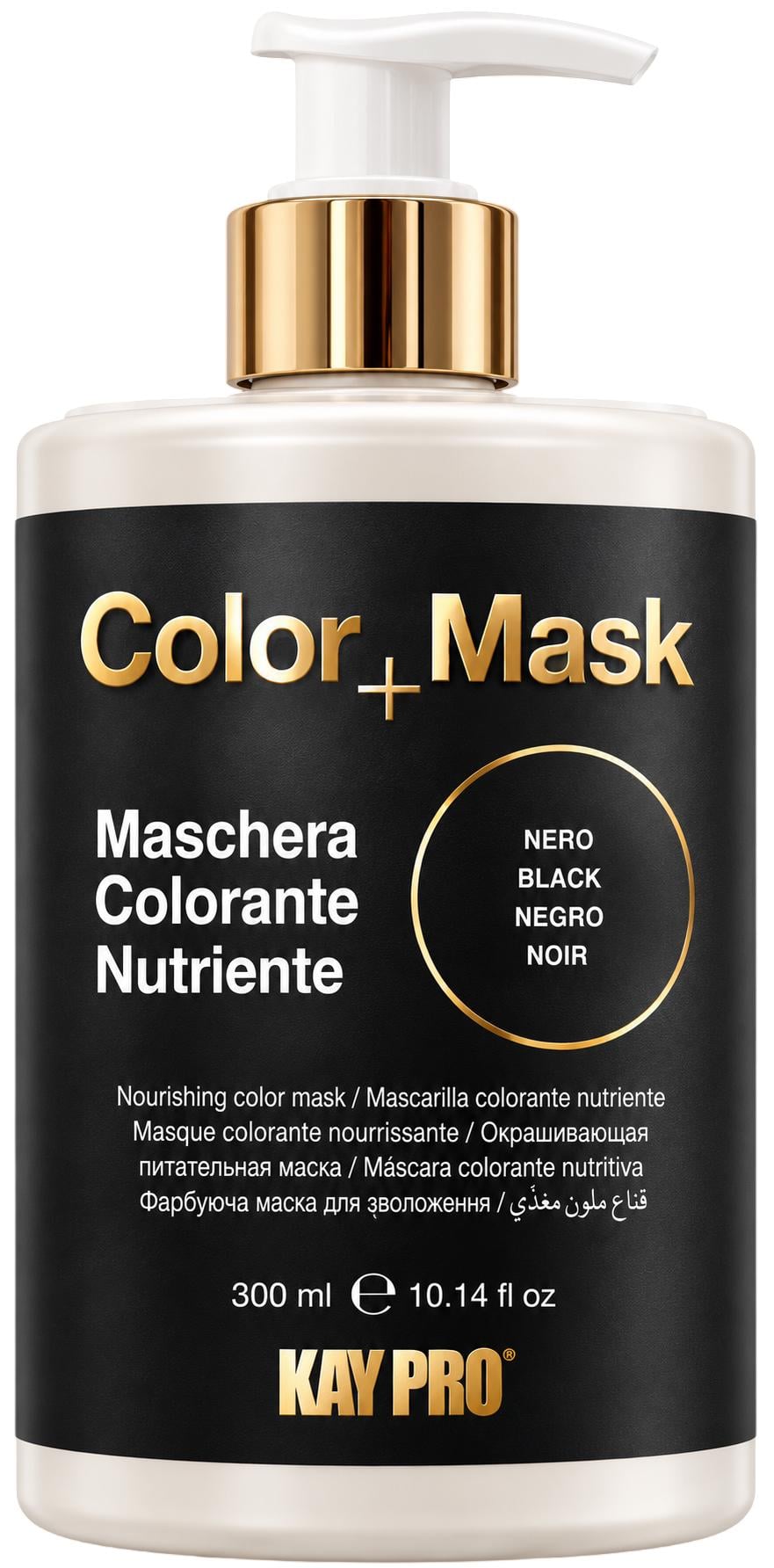 Питательная оттеночная маска KayPro COLOR+MASK Черный 300 мл