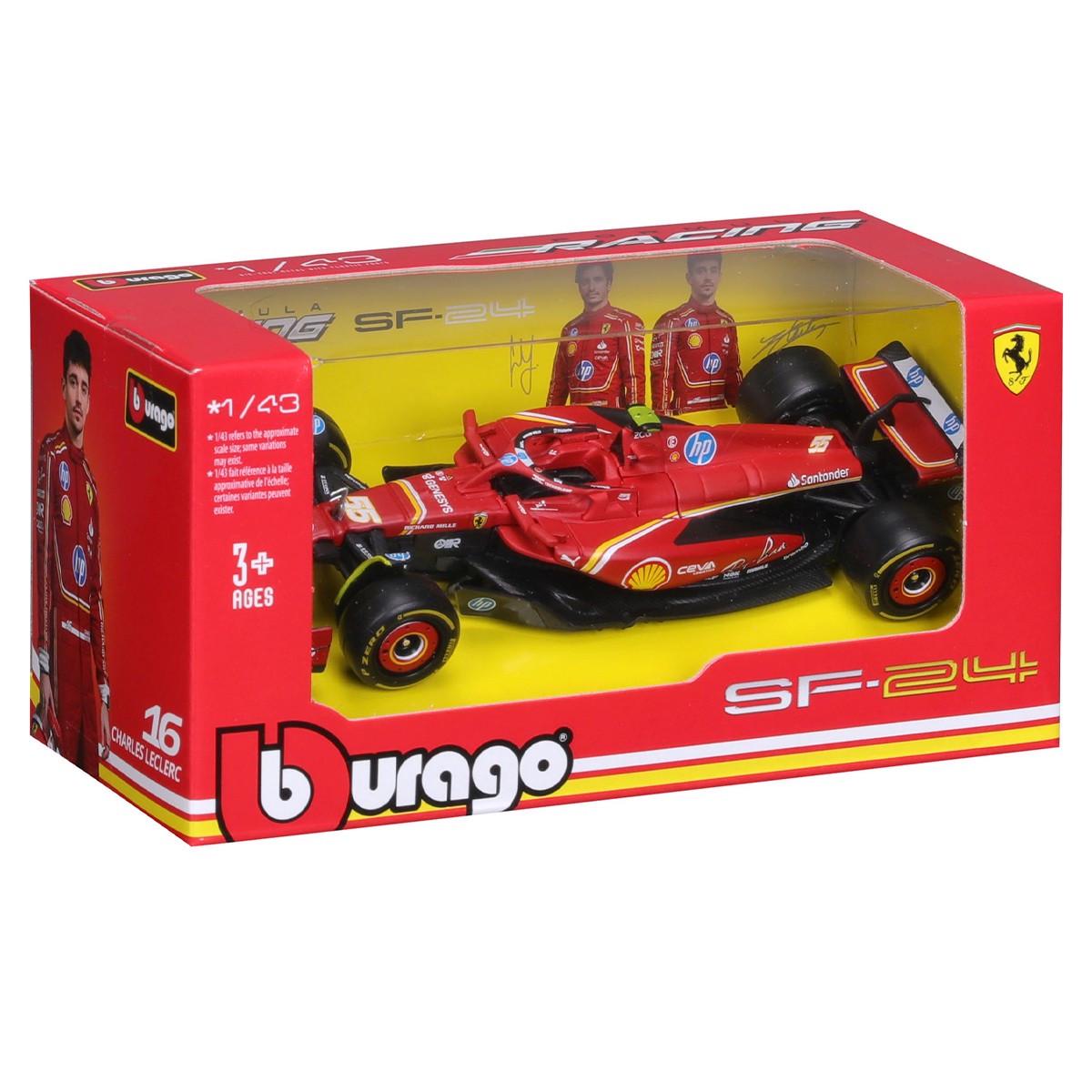 Автомодель Ferrari Racing SF-24 1:43 (28092667) - фото 6 Автомодель Ferrari Racing SF-24 1:43 (28092667) - фото 6