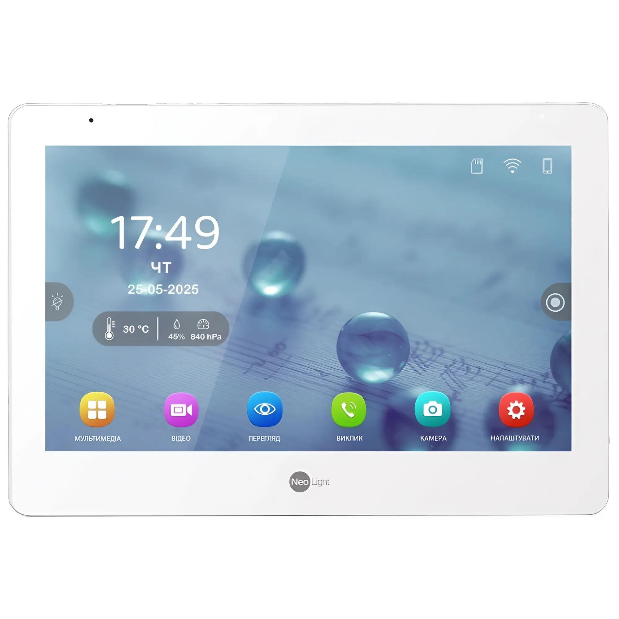 Видеодомофон с дисплеем NeoLight MEZZO Hybrid Белый (99-00023008)