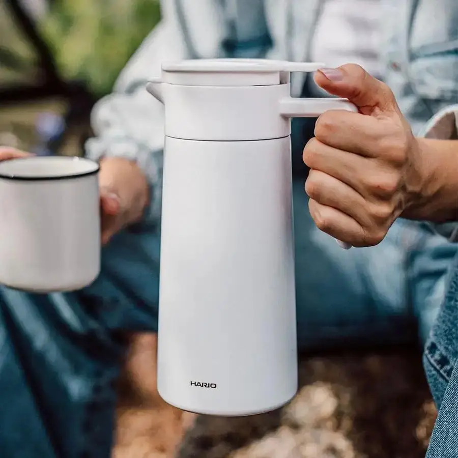 Термо-сервер для профессиональной заварки кофе Hario 800 мл Белый (CHP-800-W) - фото 7