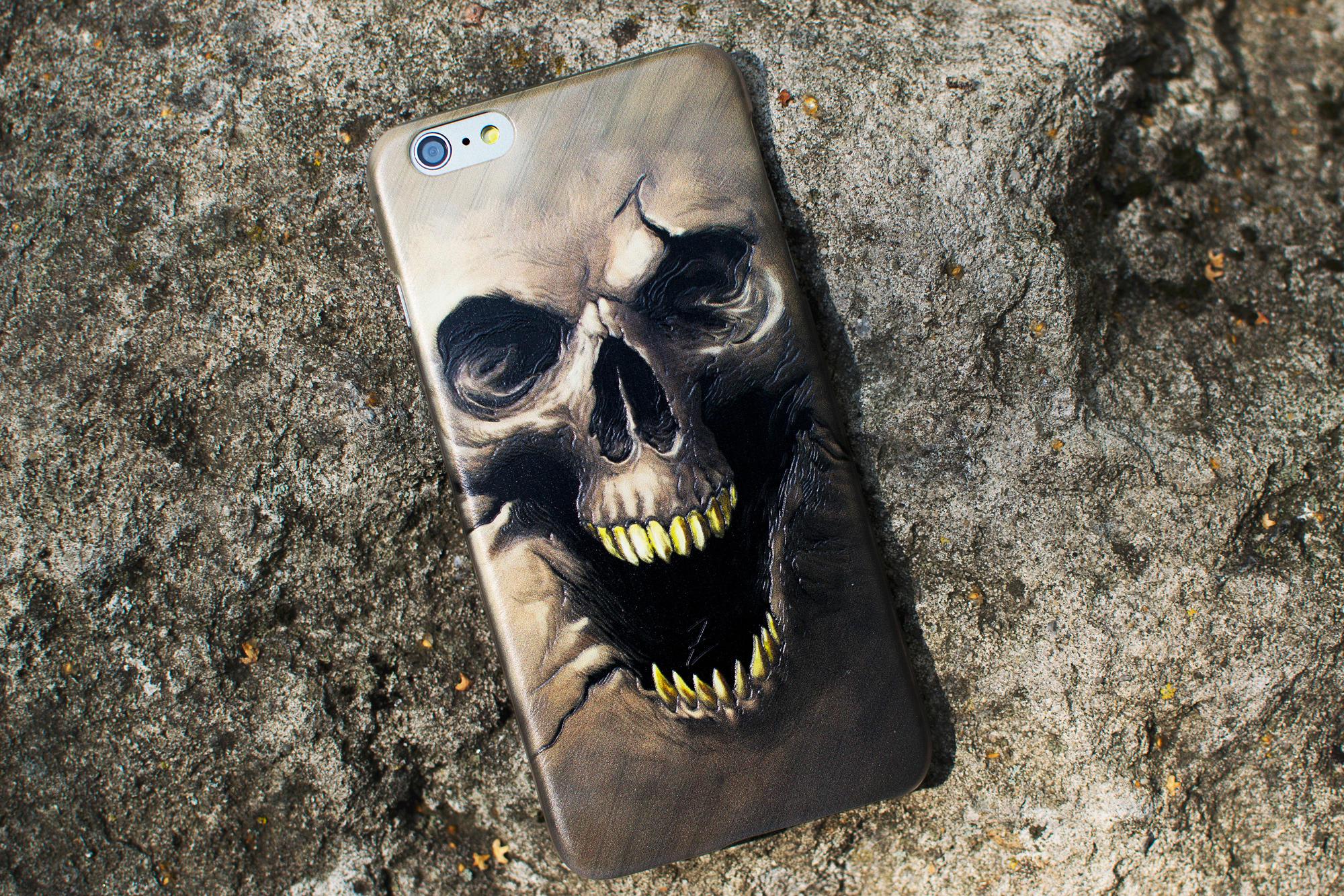 Силиконовый чехол Zorrov для Samsung Galaxy A32 - Skull (15500040056121584) - фото 3