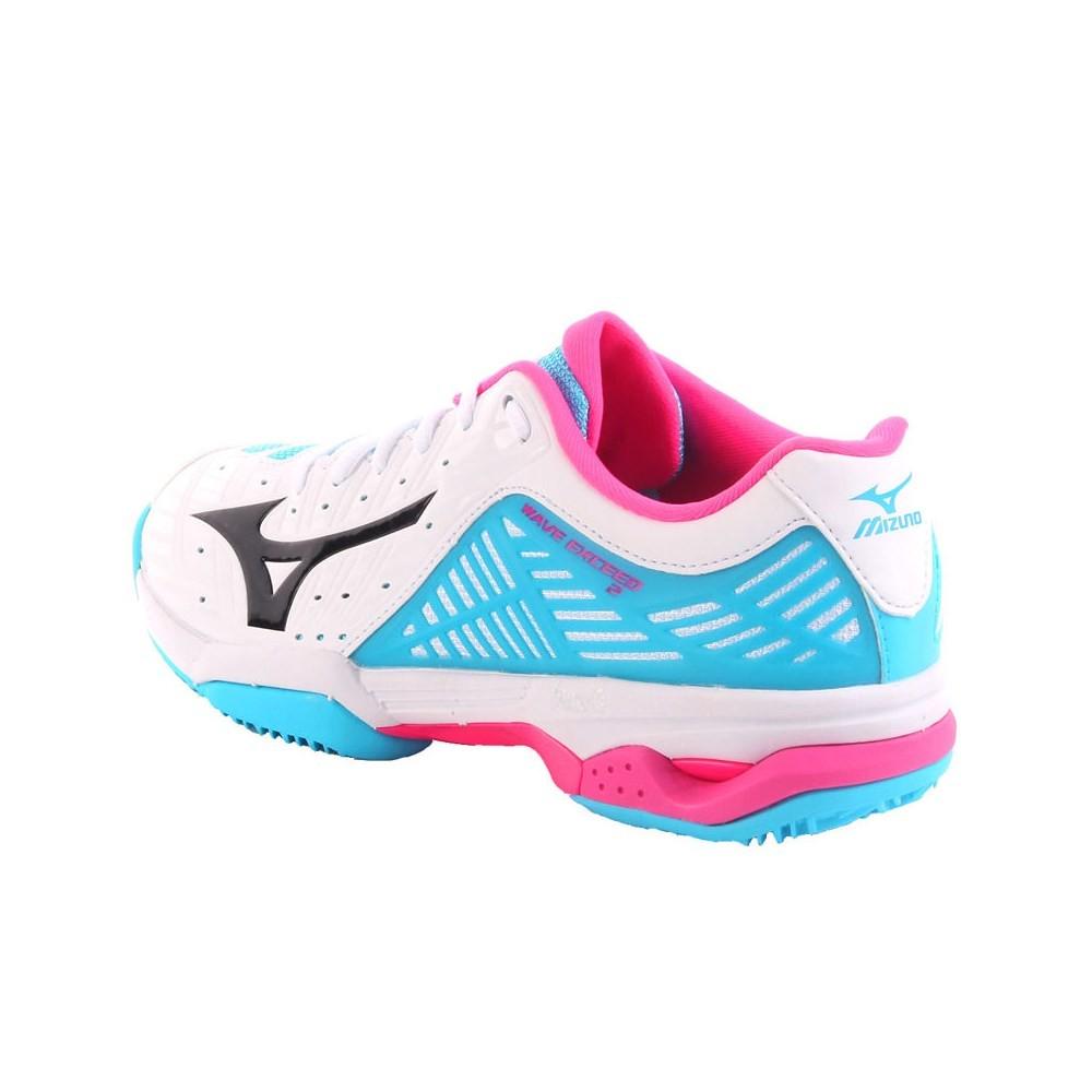 Кроссовки женские Mizuno WAVE EXCEED 2 CC ATOLL р. 39 Белый/Черный/Синий (UK6 61GC1823-09 39) - фото 2