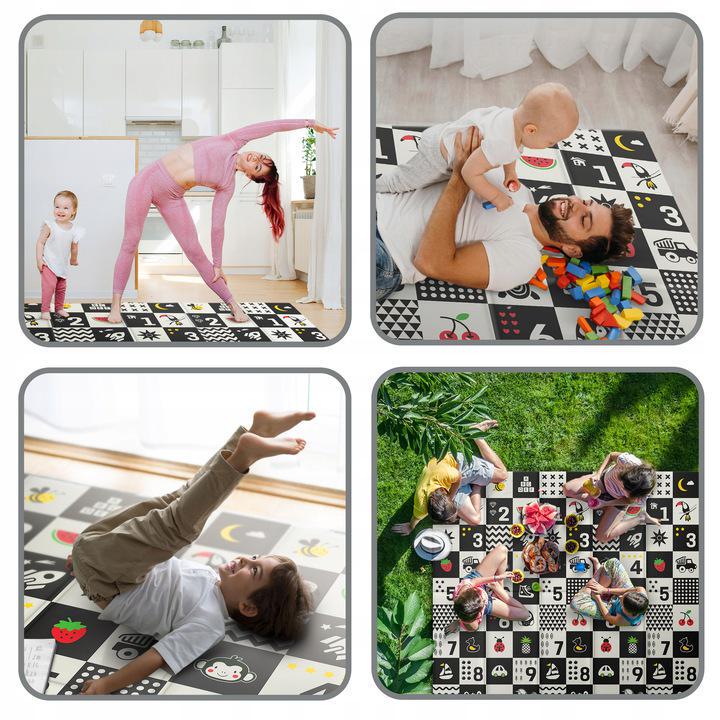 Термоковрик детский Nukido NK-340 двухсторонний складной 200х180х1 см (15343909) - фото 9