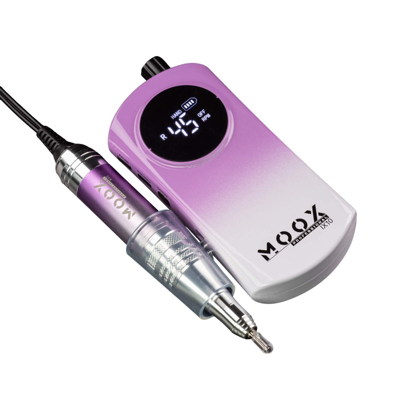 Фрезер Мокс IX10 2000mAh на 35 Вт 45000 об/мин Gradient Purple Фрезер Мокс IX10 2000mAh на 35 Вт 45000 об/мин Gradient Purple