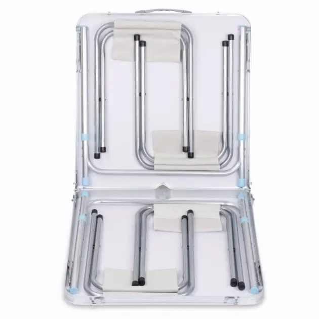 Стіл складаний та стільці 120х60х70 см 4 шт. Зелений (SP32Z) - фото 6 Стіл складаний та стільці 120х60х70 см 4 шт. Зелений (SP32Z) - фото 6