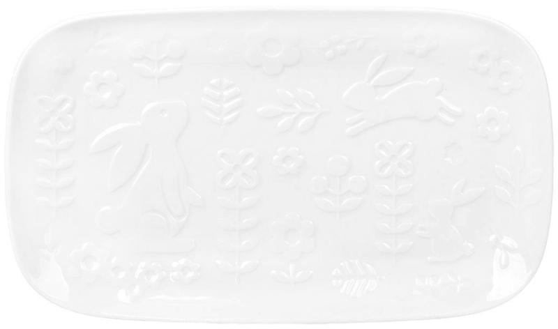 Набор тарелок Тайный Луг прямоугольный 6 шт. 30х18 см Набор тарелок Тайный Луг прямоугольный 6 шт. 30х18 см