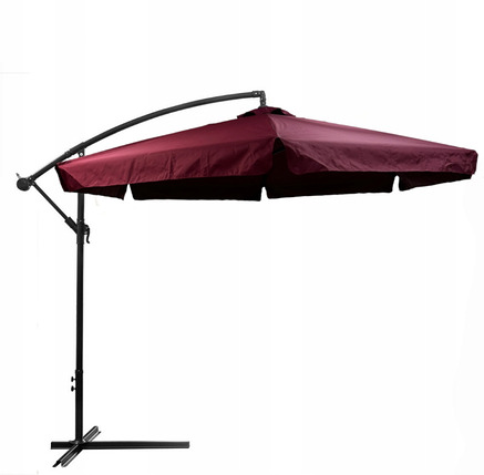 Парасоля садова кутова з нахилом AVKO Garden AGU2024 та чохол 3 м Бордовий - фото 1 Парасоля садова кутова з нахилом AVKO Garden AGU2024 та чохол 3 м Бордовий - фото 1