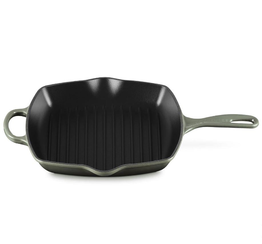 Сковорідка-гриль Le Creuset Signature чавунна квадратна 26 см Thyme (20183261730422)