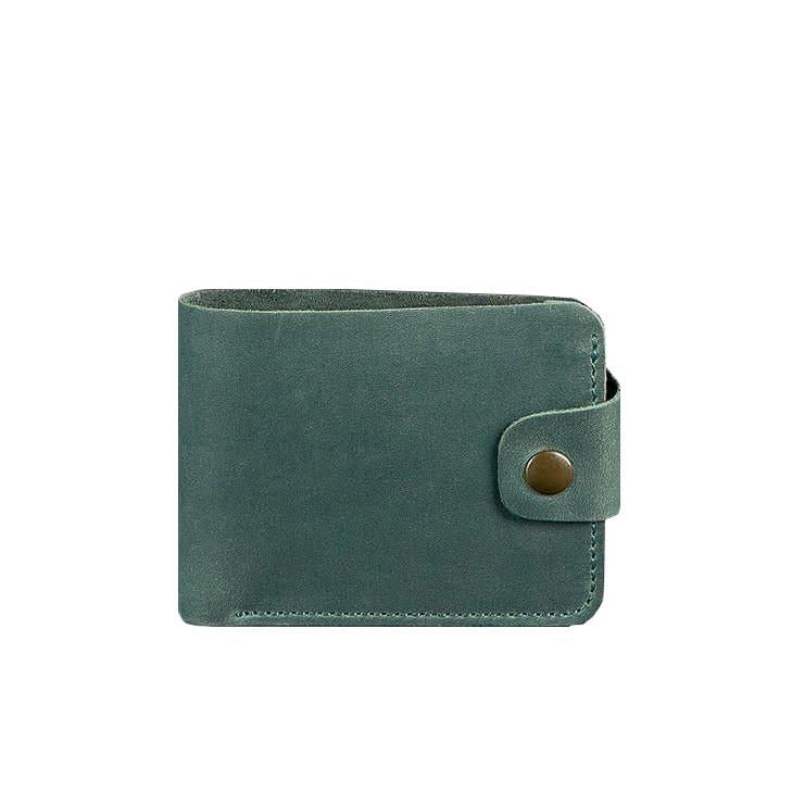 Портмоне шкіряне BlankNote Crazy Horse 4.3 Зелений (A-026451)