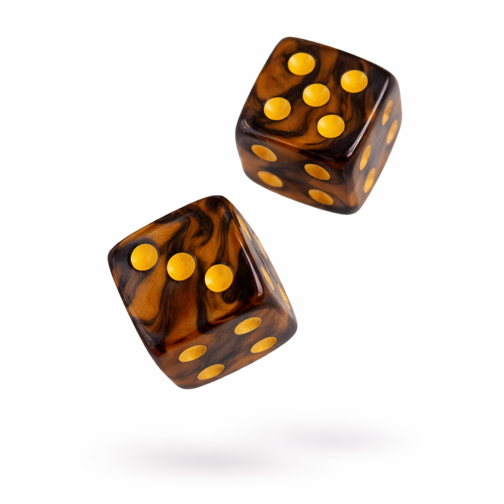 Игральные кубики для нард и настольных игр 12-16 мм 2 шт. (2980773607)