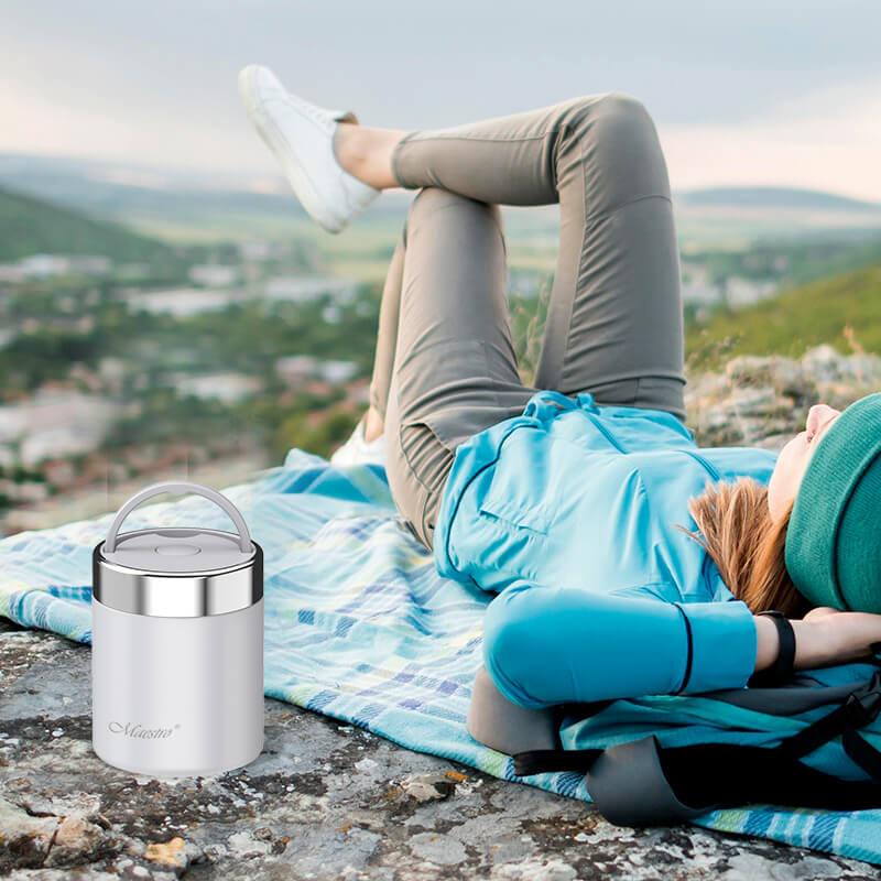 Термос пищевой Maestro MR1649-50 500 мл White (114742) - фото 5