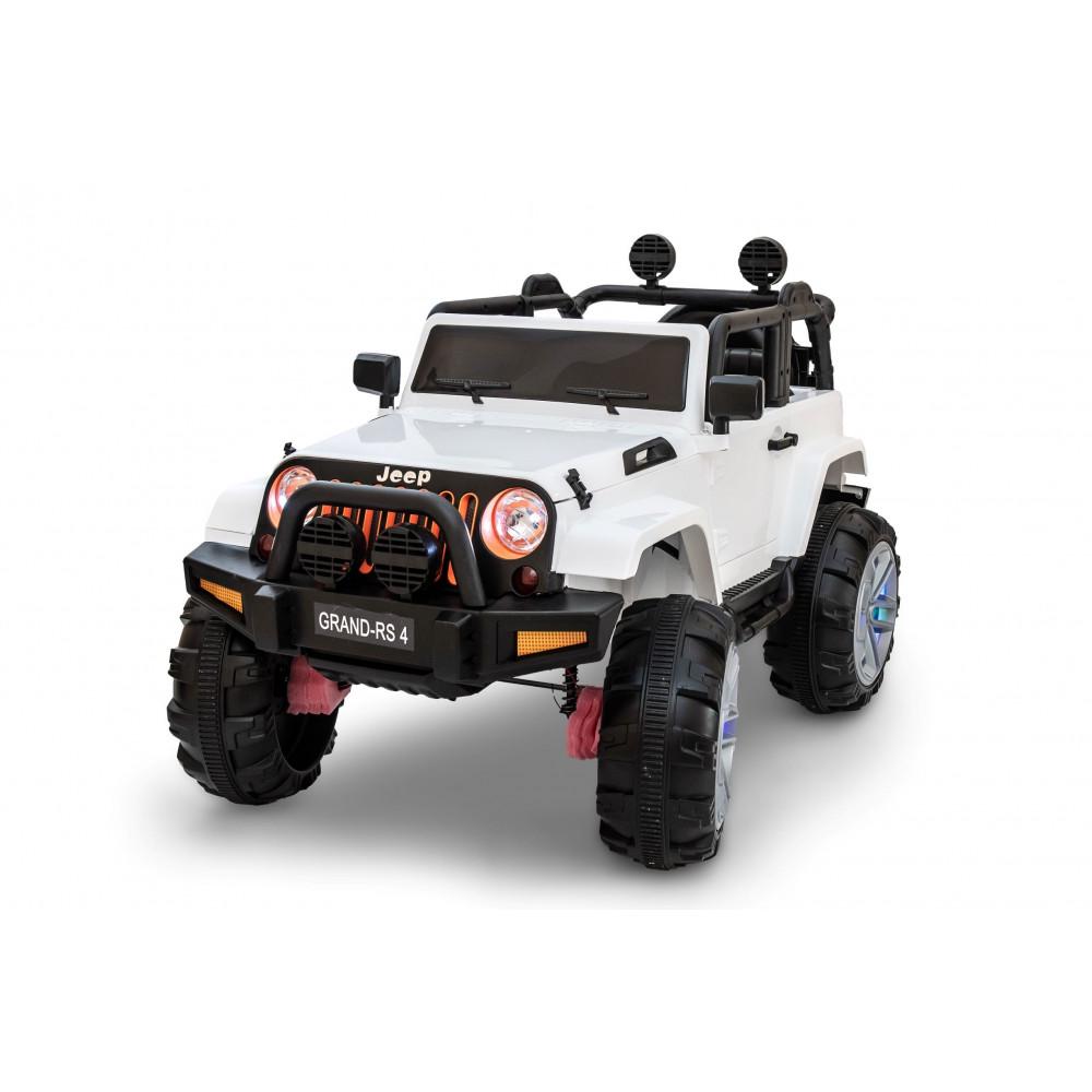 Электромобиль Just Drive Cabrio JEEP GRAND RS4 Белый (10190875)