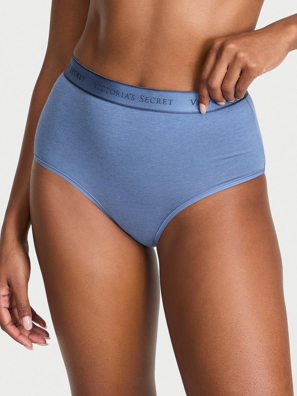 Трусики женские Victoria's Secret Logo Cotton Modern Brief S Cиний (329425442844)