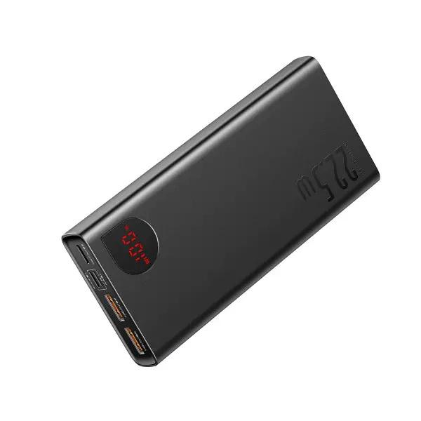 Повербанк Baseus Adaman Metal PD USB-C 2xUSB-A QC 3.0 Lightning 20000 mAh 22,5 W Black (12312189) - фото 3