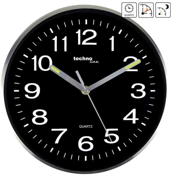 Годинник настінний Technoline WT7620 Black/Silver (WT7620) - фото 2 Годинник настінний Technoline WT7620 Black/Silver (WT7620) - фото 2