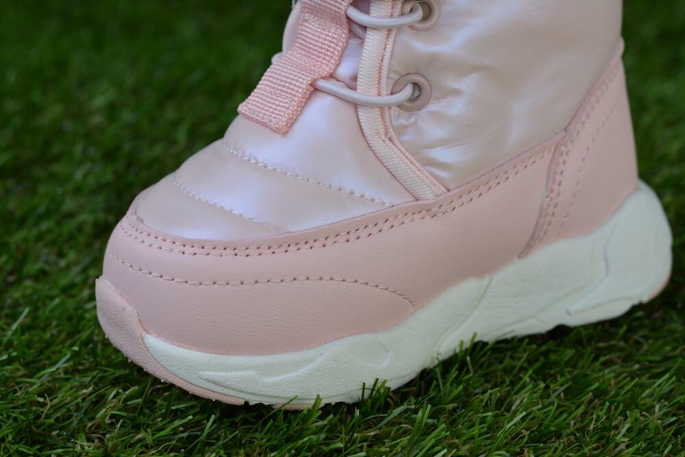 Чоботи дитячі зимові для дівчинки р. 26 Рожевий (11355425) - фото 4 Чоботи дитячі зимові для дівчинки р. 26 Рожевий (11355425) - фото 4