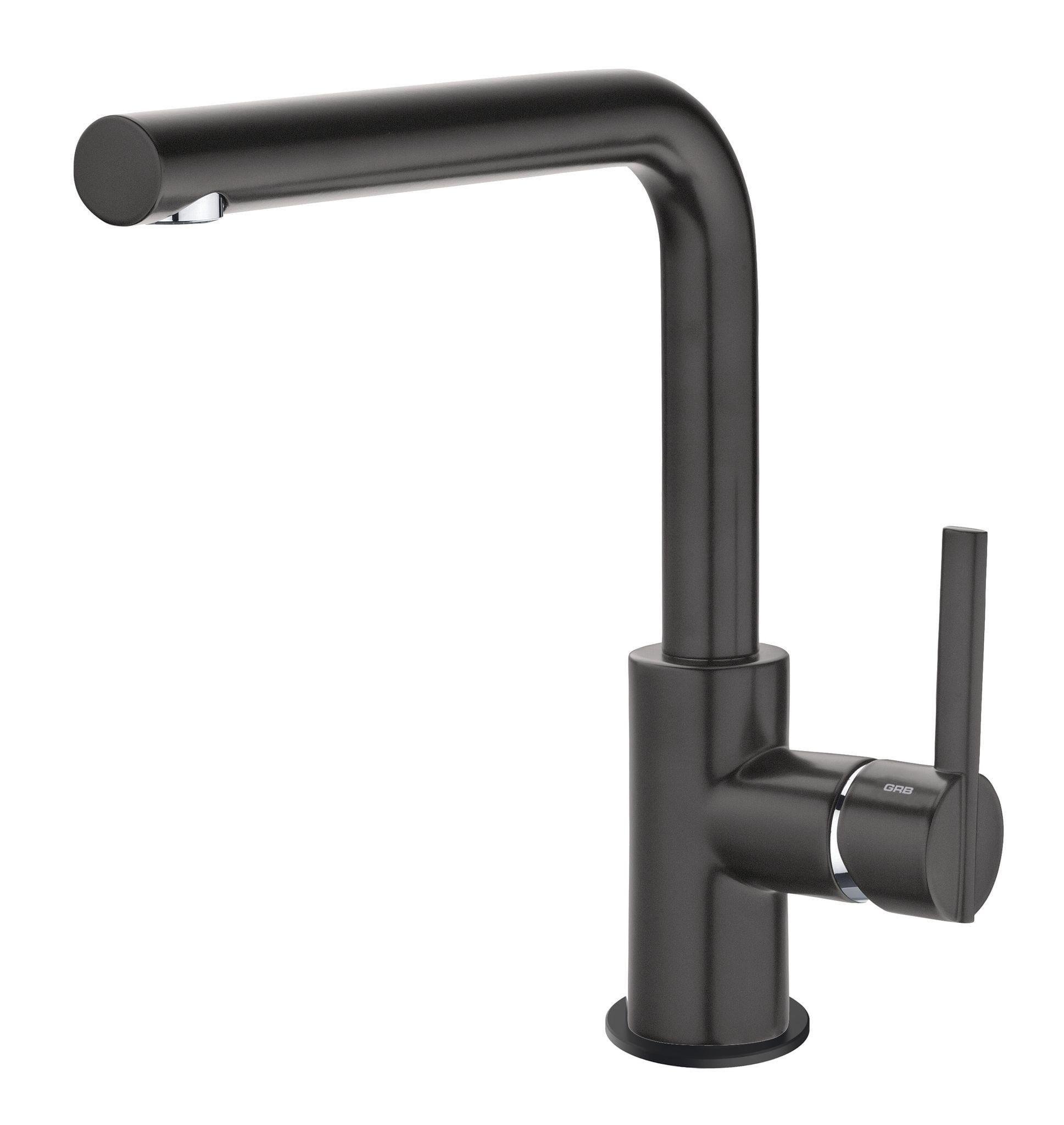 Змішувач для кухні GRB Kitchen 990911 одноважільний Чорний (143513)