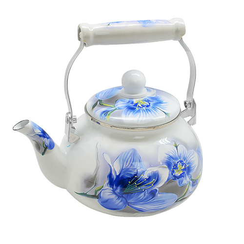 Чайник емальований Stenson MH-3590 2,1 л з малюнком