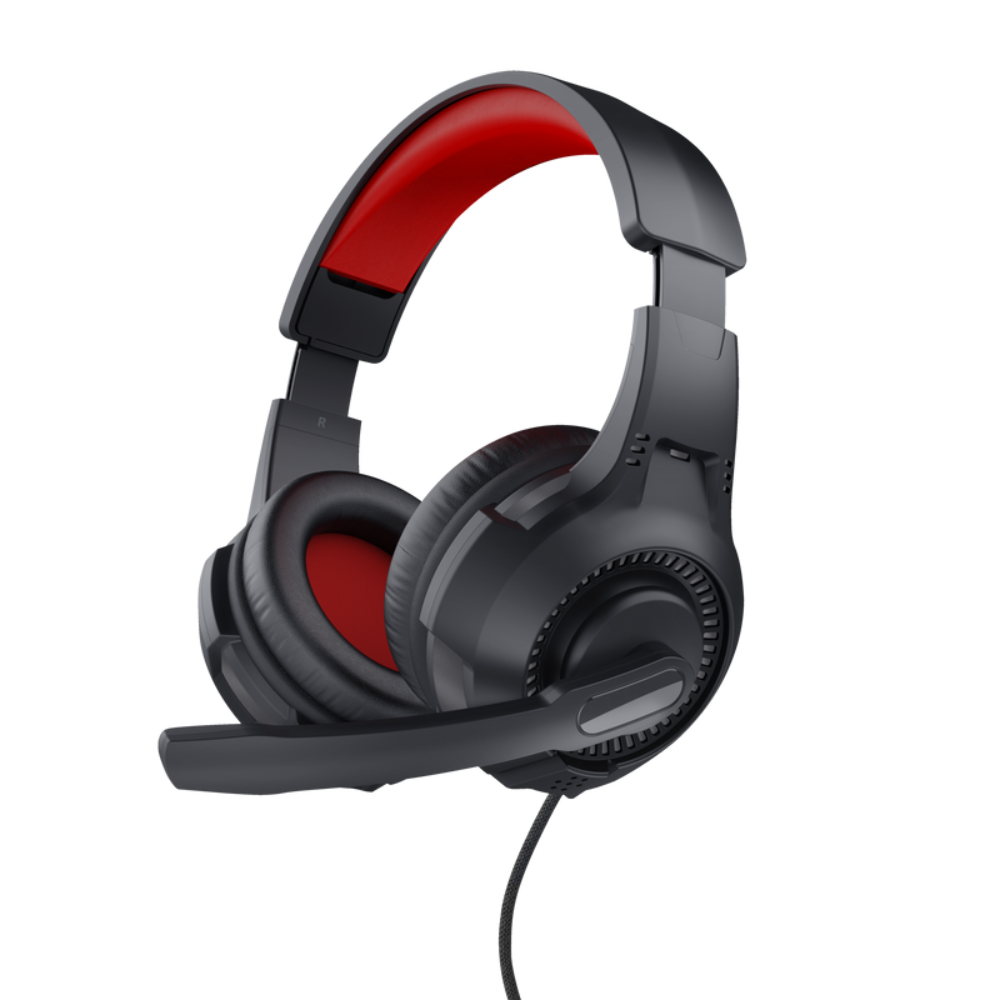 Наушники геймерские Trust Gaming Headset Черный с красным (24785)