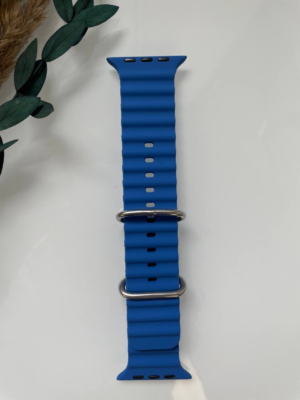 Ремешок для смарт-часов Ocean Band Apple Watch 42/44/45/49 мм Синий (RW068)