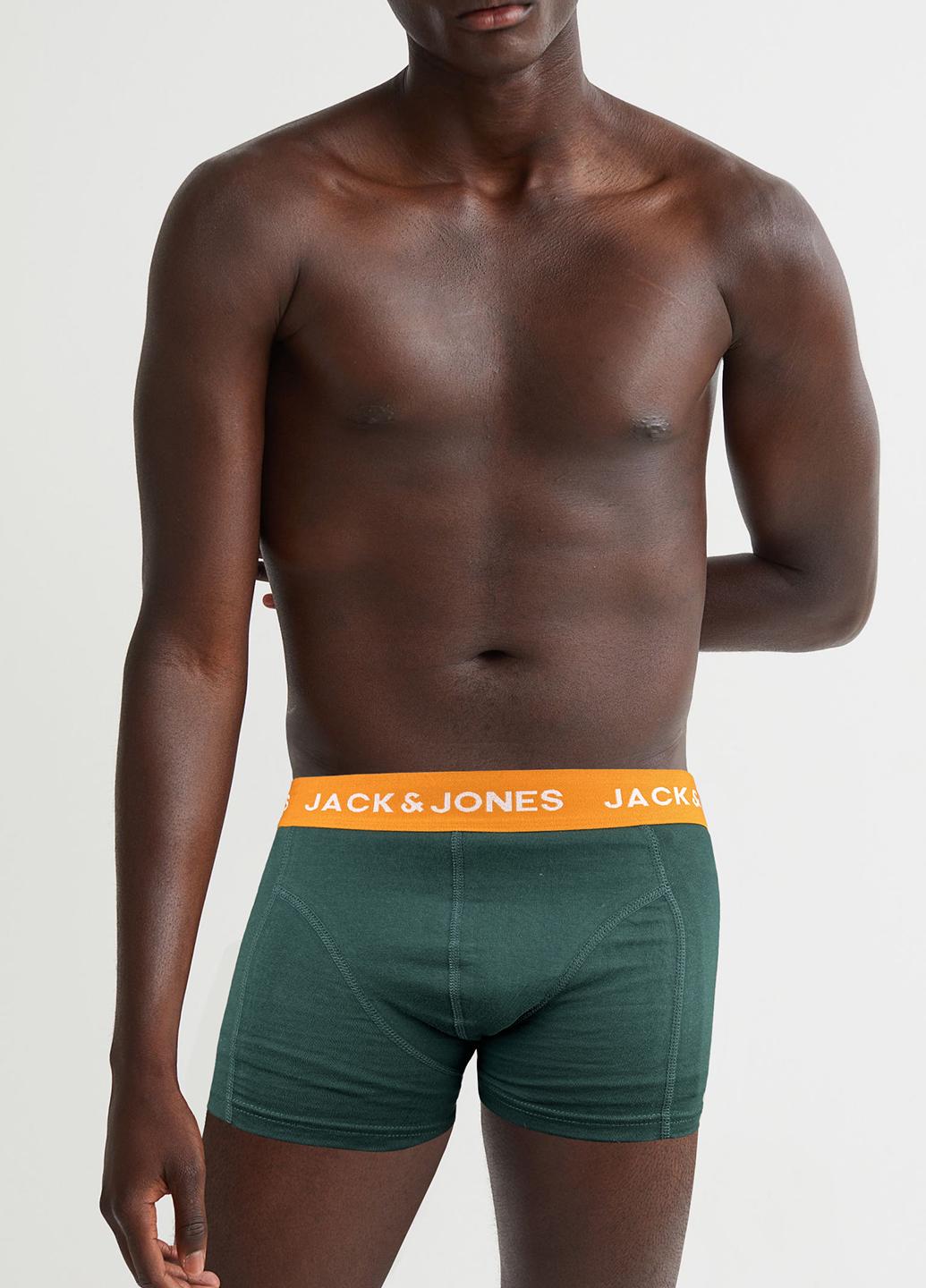 Трусы мужские Jack & Jones М Темно-зеленый (1221324456b49)