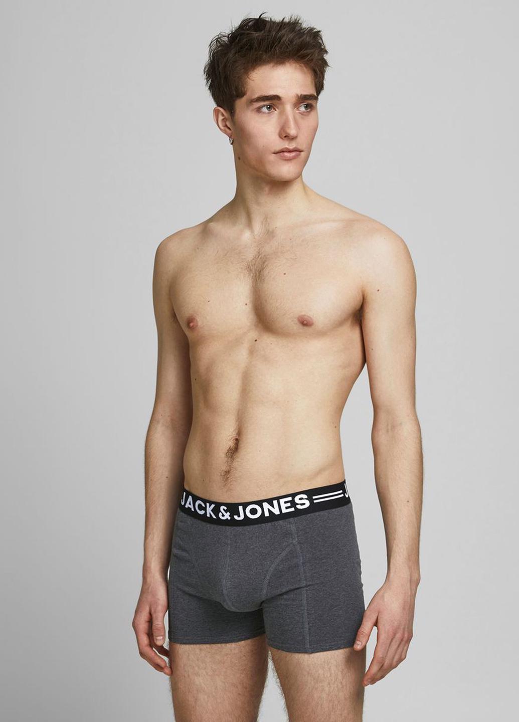 Трусы мужские Jack & Jones М Серый (1211394307b49)
