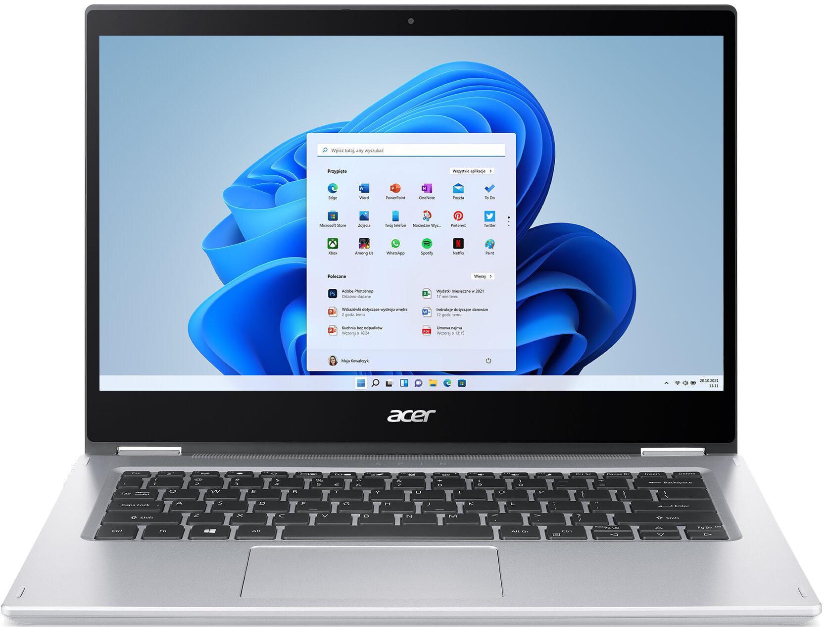 Ноутбук Acer Spin 1 SP114-31-C643 14" N4500 4 Gb RAM 128 Gb SSD Windows 11 Home (NXABFEP001) Ноутбук Acer Spin 1 SP114-31-C643 14" N4500 4 Gb RAM 128 Gb SSD Windows 11 Home (NXABFEP001)