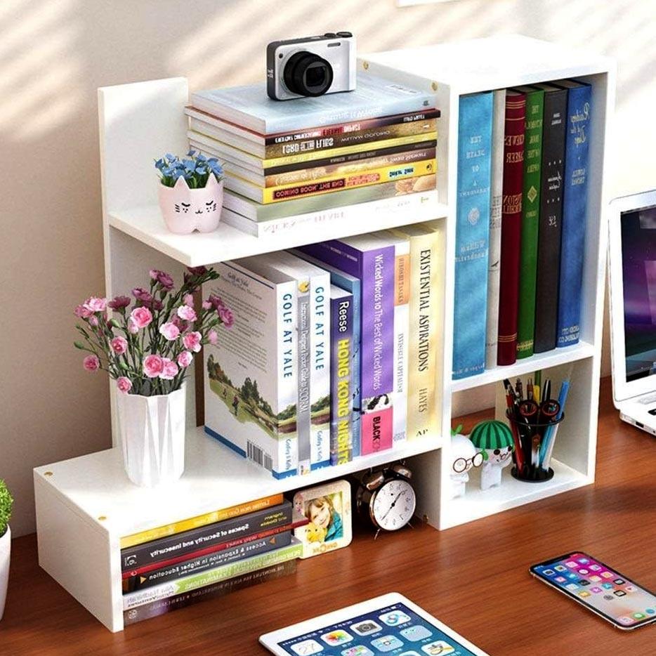 Полка-надстройка настольная из дерева Шефнер зефир (АКД-002420)