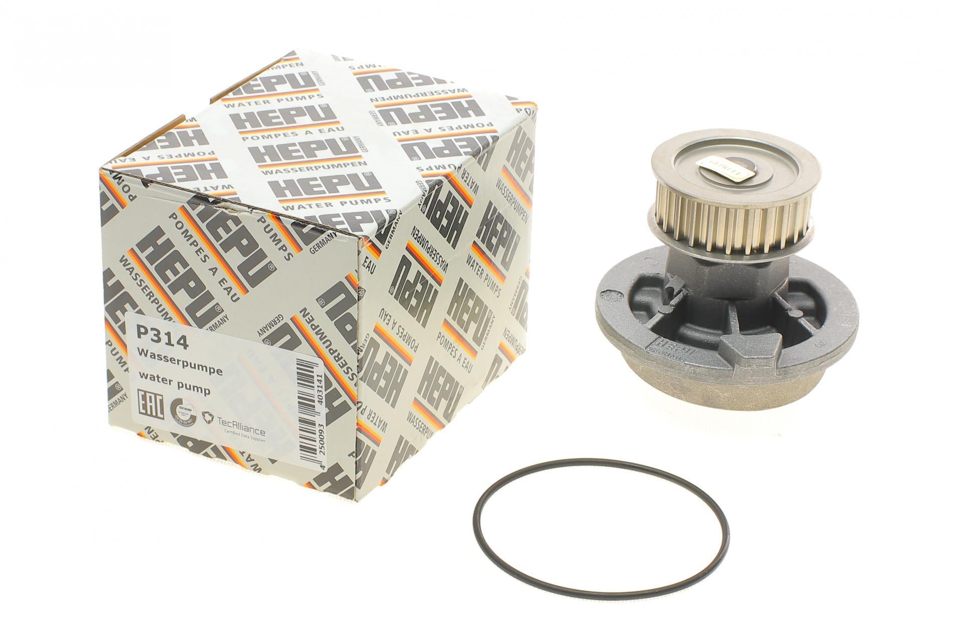 Насос воды Hepu Opel Astra F/Omega/Vectra 1.8/2.0i 91-03 P314 (25588605)