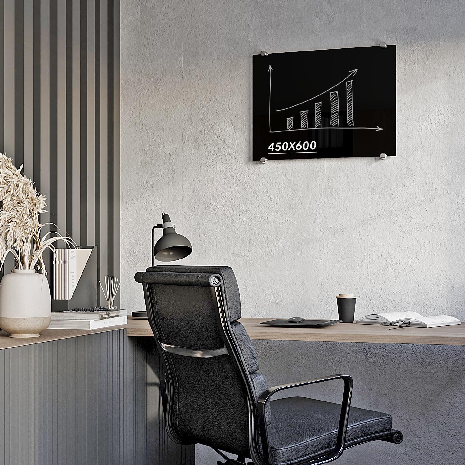 Дошка скляна маркерна не магнітна 600х450 мм пофарбована в RAL на замовлення - фото 2 Дошка скляна маркерна не магнітна 600х450 мм пофарбована в RAL на замовлення - фото 2