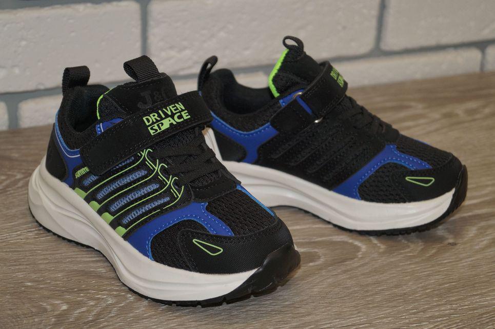 Кросівки спортивні Jong Golf р. 27 17 см Чорний/Синій (31540-27) - фото 4 Кросівки спортивні Jong Golf р. 27 17 см Чорний/Синій (31540-27) - фото 4