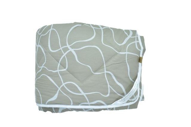 Одеяло конопляное Очаровательная ночь летняя сатин Авангард 140x210 см Бежевый (33328509)