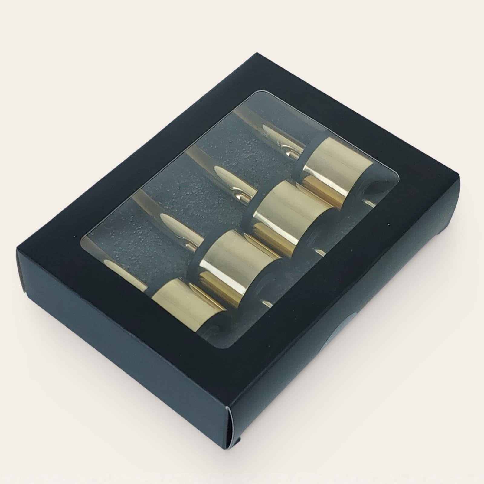 Набор премиум гейзеров Olin&Olin для бутылок 4 шт. Золотой (4092-PO-c-g)